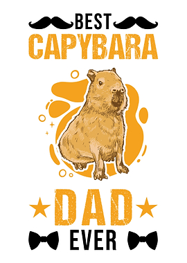 Best Capybara Dad Ever Cap