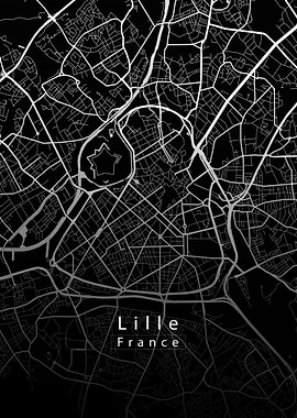Lille City Map