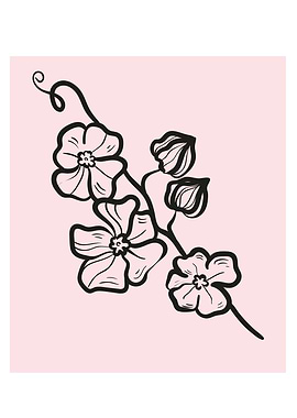 Tropical modern floral