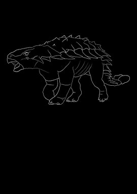 Dinosaurier Fossil Skelett