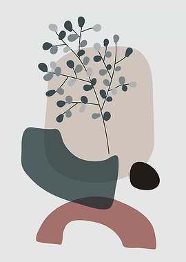 Geometric abstract leaf