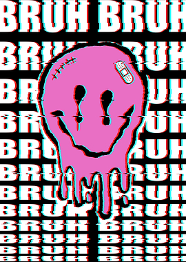 Bruh Girl Aesthetic Glitch