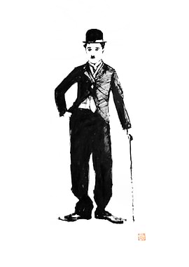 charlie chaplin standing