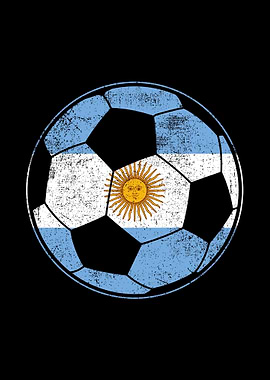 Soccer Argentina Flag