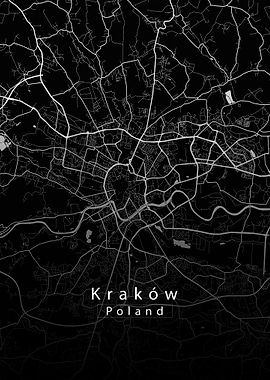 Krakow City Map