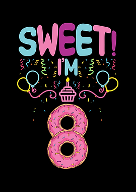 Sweet Im 8 donut design