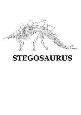 Dinosaurier Fossil Skelett