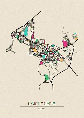 Cartagena Map