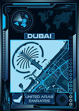 DUBAI MAP UAE
