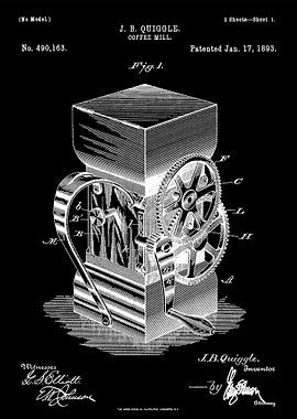 Coffee mill Patent