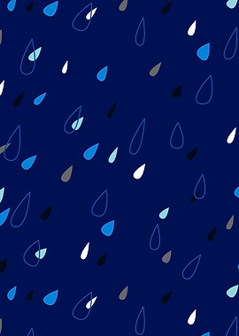 Raindrops Pattern