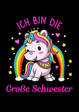 Grosse Schwester Einhorn