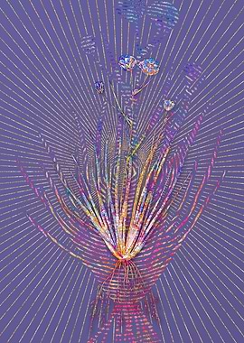 Blue Corn Lily Mosaic