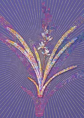 Boat Orchid Mosaic Floral