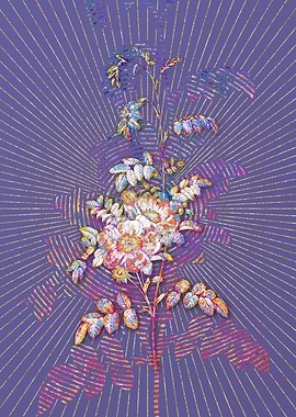 Alpine Rose Mosaic Floral