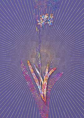 Corn Lily Mosaic Botanical