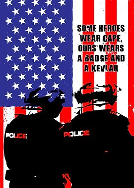 Police Wall Art Decor