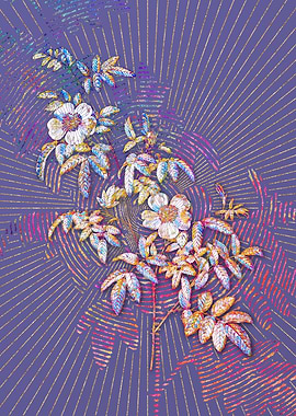 Blooming Musk Rose Mosaic