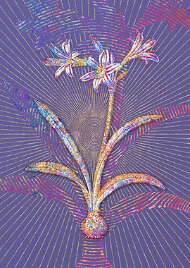 Amaryllis Mosaic Botanical