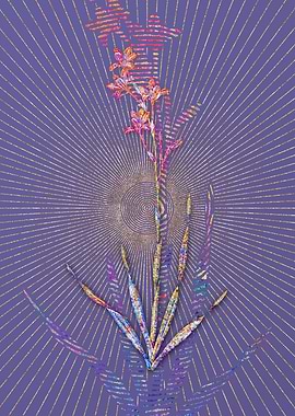 Bugle Lily Mosaic Floral