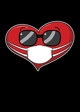 Heart in a Mask Pandemic