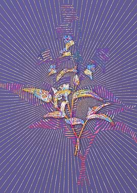 Blue Spiderwort Mosaic