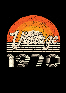Vintage 1970 Birthday