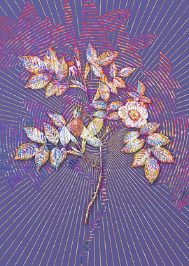 Mountain Rose Bloom Mosaic