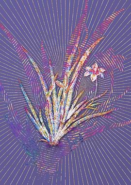 Lily Mosaic Botanical Art