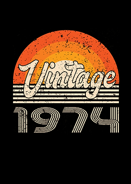 Vintage 1974 Birthday