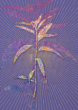 Dayflower Mosaic Botanical