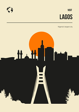 Lagos Nigeria Travel Art
