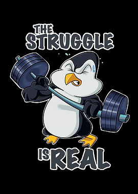 Penguin Fitness Struggle