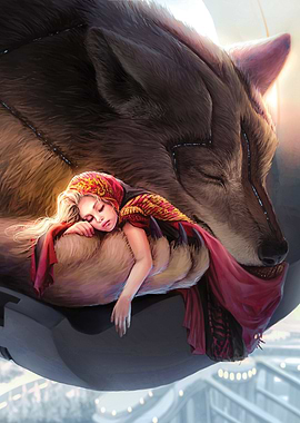 Futuristic Red Riding Hood