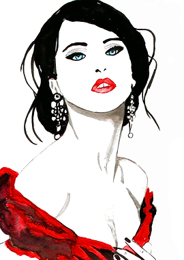 Beautiful flamenco dancer