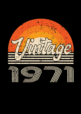 Vintage 1971 Birthday