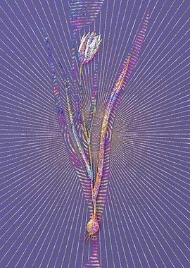 Lady Tulip Mosaic Flower