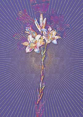 Madonna Lily Mosaic Flower