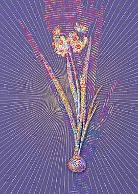 Daffodil Mosaic Floral 1