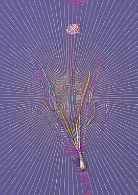 Mouse Garlic Mosaic Flower