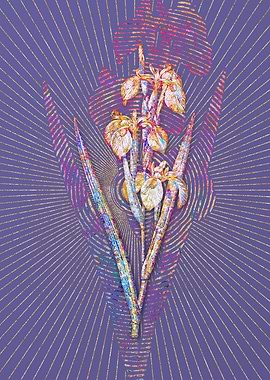 Irises Mosaic Botanical