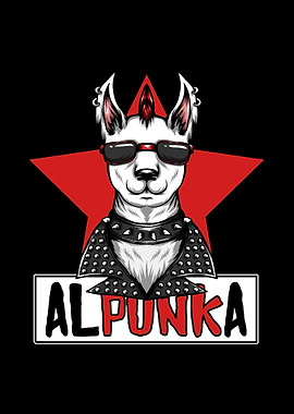 Alpunka Punk Rock Alpaca