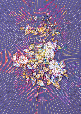 Pink Baby Roses Mosaic