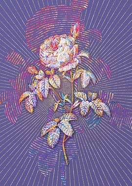 Provence Rose Bloom Mosaic