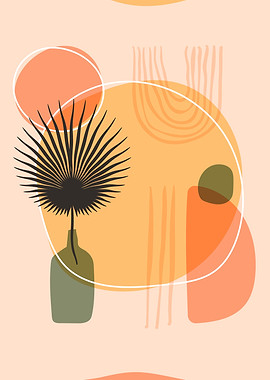 BohoMid Century Botanical