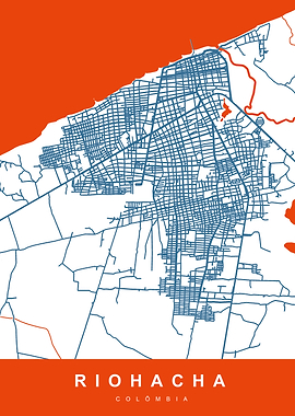 RIOHACHA Map COLOMBIA