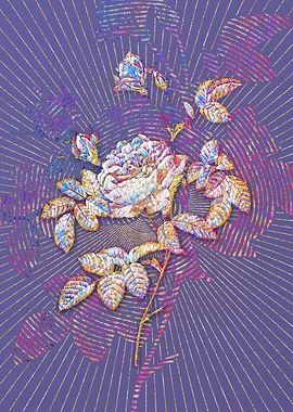 Pink Rose Turbine Mosaic