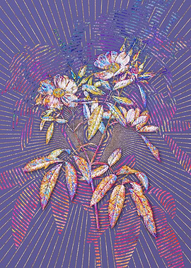 Pink Swamp Roses Mosaic