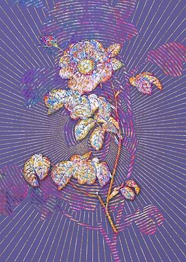 Rose Mosaic Botanical