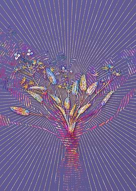 Starfruit Mosaic Botanical